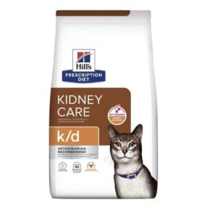 غذای خشک گربه بالغ هیلز مدل Kidney Care k/d طعم مرغ وزن 1.5 کیلوگرم