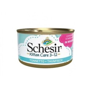 کنسرو غذای بچه گربه شسیر مدل Mousse طعم ماهی تن وزن 85 گرم