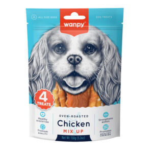 تشویقی سگ ونپی مدل Chicken Mix up طعم مرغ وزن 150 گرم
